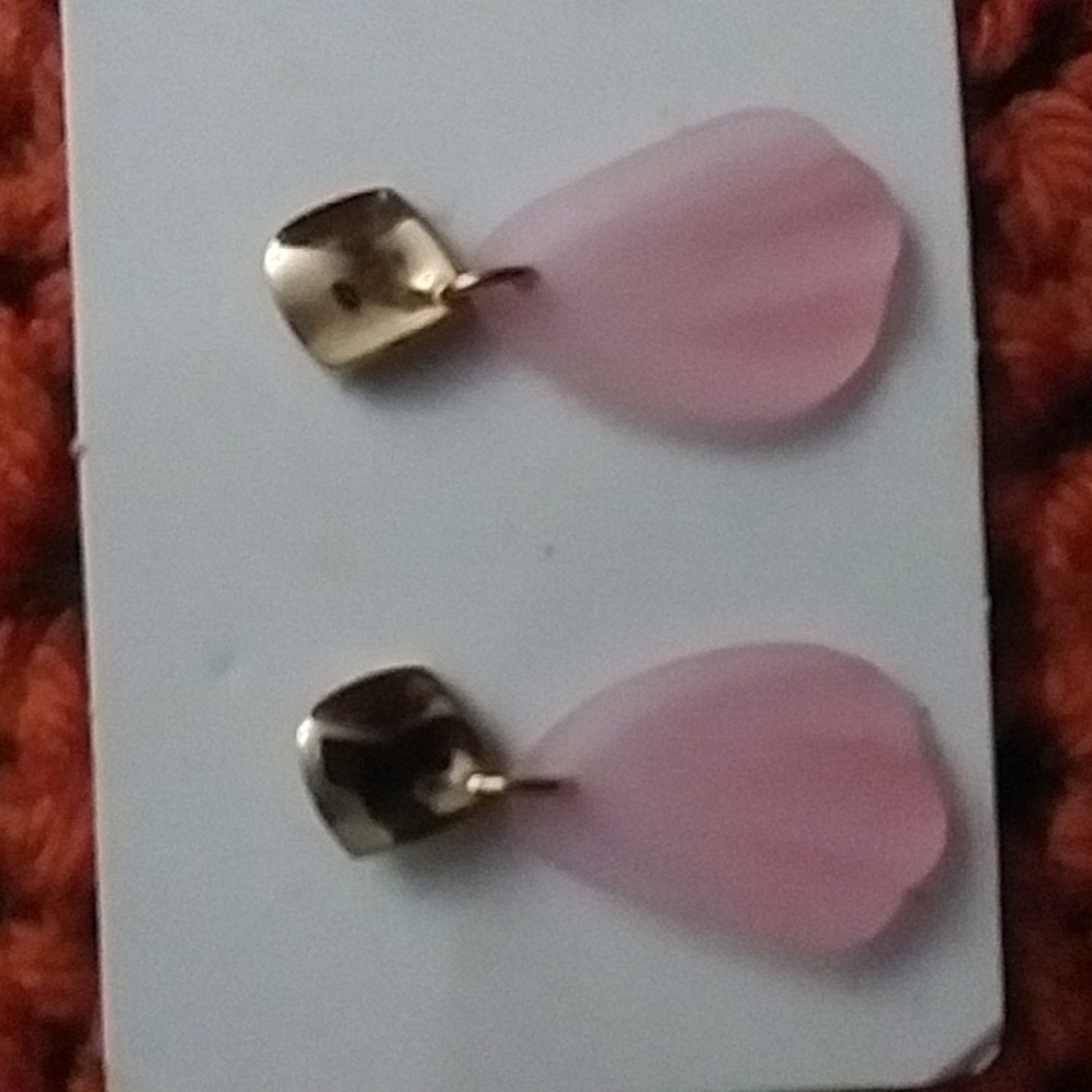 Pink earrings